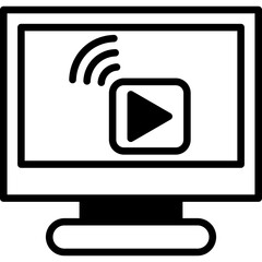 Streaming mixed icon