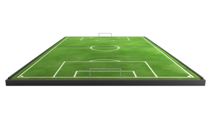 soccer field with green grass