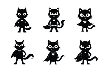 Obraz premium An attractive as well as hysterical cat Superman&nbsp;promotional