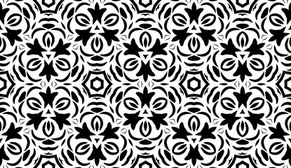 Abstract Vector seamless pattern with abstract geometric style. Repeating sample figure and line. For interiors design, wallpaper, textile industry