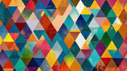 Abstract Geometric Triangle Pattern Background