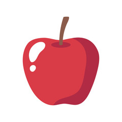 Red apple illustration