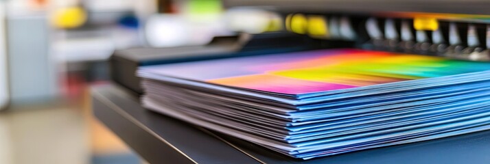 commercial printer in print shop ready for large-scale printing needs