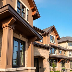 Luxury Brownstone Homes: Modern Architecture and Sophisticated Design in Upscale Neighborhood