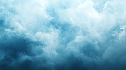 Abstract Blue Cloud Swirls Texture Background