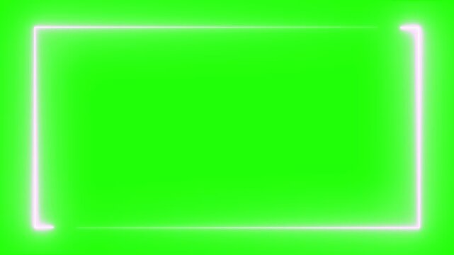 abstract glowing neon rectangle frame animation green screen. neon border frame, pink blue glowing border, rectangle, square, frame,
Abstract glowing neon frame rectangle animation background. 