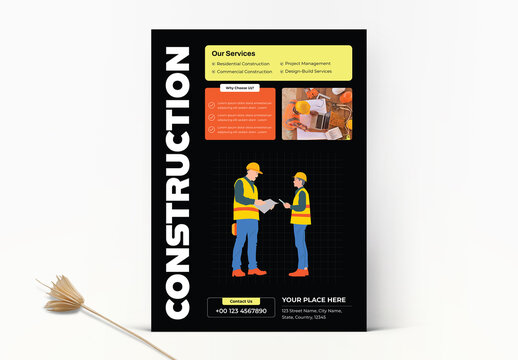 Construction Flyer Layout