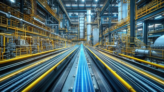 A digital display showing the impact of renewable resources on reducing carbon footprints, helping industries and cities move toward net zero emissions