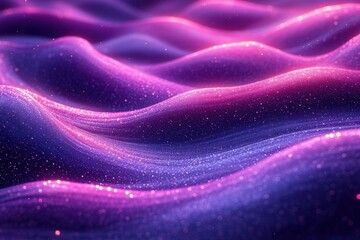 Obraz premium Abstract Pink Purple Glitter Waves Background