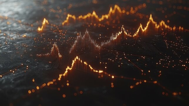 Abstract cyber connection illustration featuring a web of glowing circuit lines on a modern background, ideal for AI and tech themes.