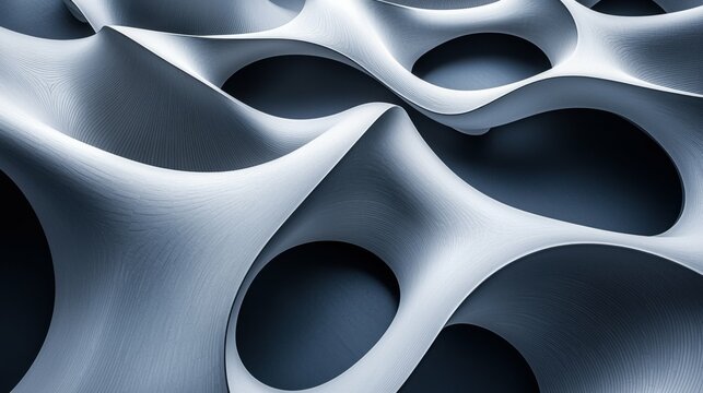 Elegant wave design background with soft, overlapping curves and gradient hues, creating a sense of motion and sophistication for versatile digital projects.