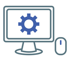 Computer System Settings Icon
