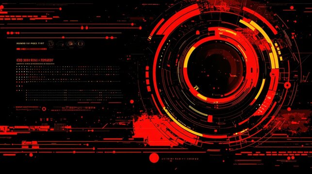 Innovative AI cover template with dynamic geometric patterns and modern aesthetics, ideal for posters, leaflets, and presentation slides in technology themes.