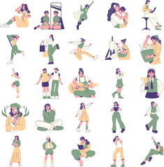 Woman Day Character Illustration