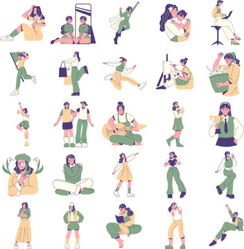 Woman Day Character Illustration
