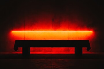 The Last Supper with modern elements, glowing accents and dynamic composition.