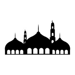Modern Mosque Silhouette