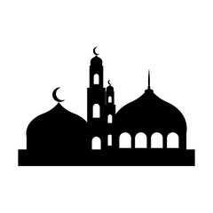Modern Mosque Silhouette