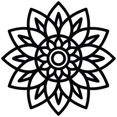 Fototapeta premium abstract floral ornament