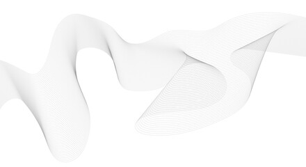 Abstract colorful wave element for design. Digital frequency track equalizer. Stylized line art background. Vector illustration. Wave with lines created using blend tool. smooth stripe