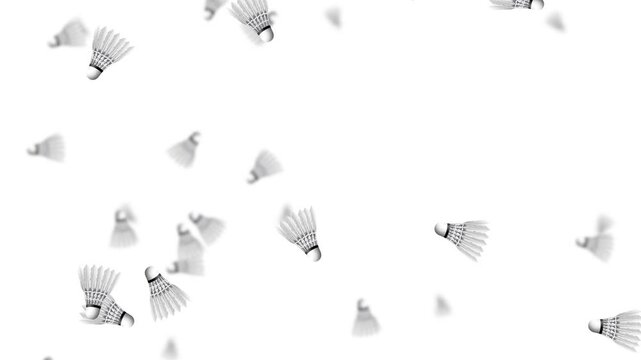 Dynamic Badminton Shuttlecock Animation
