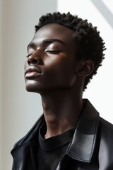 Minimalist Fashion Portrait of a Young Japanese Woman in Casual Street Style