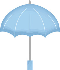 Obraz premium blue umbrella clip art on transparent background