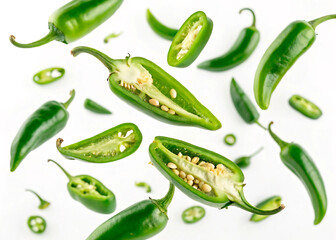green chili peppers
