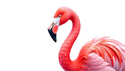 Fototapeta premium Flamingo Watercolor Wash