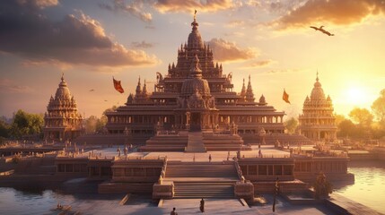 Shri Ram Mandir Ayodhya: Grand Pran Pratishtha Ceremony Celebrates Lord Rama's Birthplace