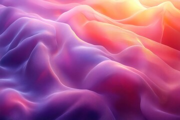 Fototapeta premium Soft Flowing Curves Abstract Background with Pastel Colors and Gentle Lighting