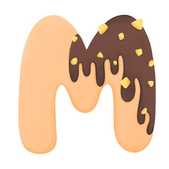 English letters donut