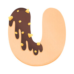 English letters donut
