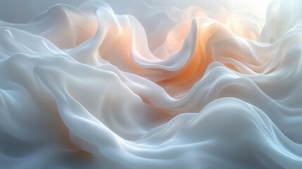 Obraz premium Abstract Soft Landscape Ethereal Lighting Minimalist Design