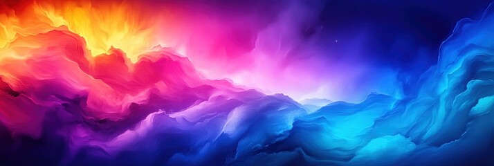 rainbow over mountain 