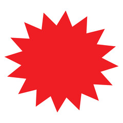 bursting shape speech bubbles set. starburst and sunburst cartoon with different color isolated on white background