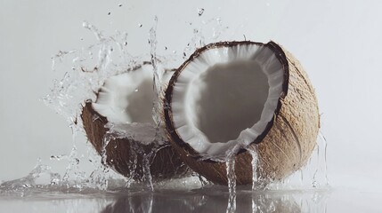 Refreshing Coconut Water Splash: A Tropical Delight
