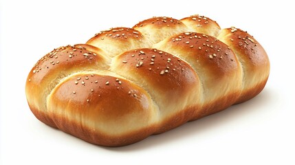 Golden Brown Crusty Challah Bread