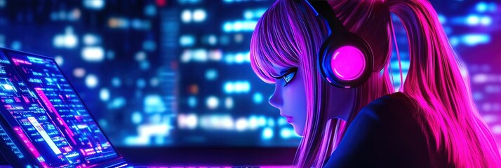 cyber feminism concept for women and technology