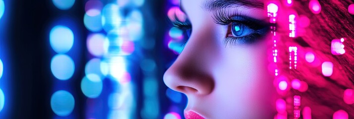 cyber feminism concept for women and technology