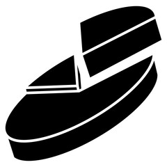 Chart glyph isometric 3D icon. use for modern concept, print, UI, UX kit, web and app development. Vector EPS 10, related to education, business, finance.