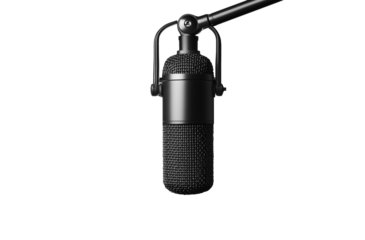 microphone isolated, podcast