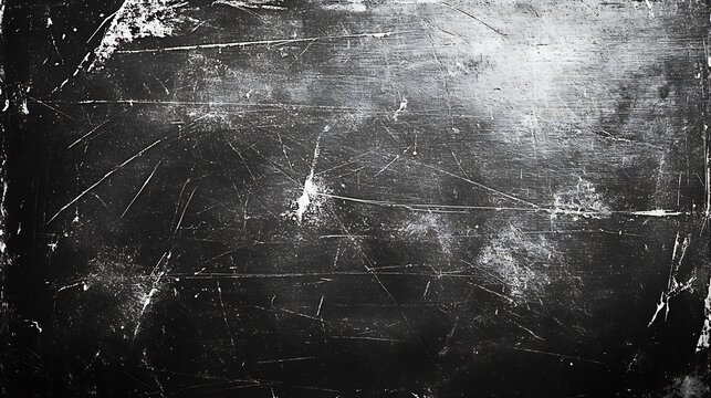 Distressed Dark Texture Dramatic Grayscale Background. AI Generated