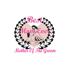 T shirt design best mom