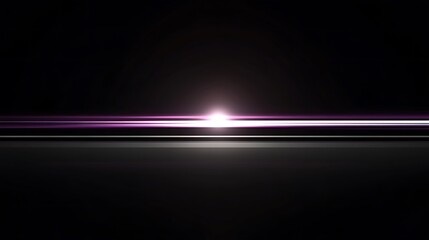 Abstract Purple Light Streaks Across Dark Background