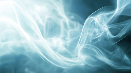 Obraz premium Ethereal white smoke, abstract