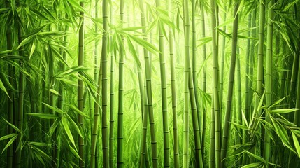 Fototapeta premium Intricate bamboo wallpaper patterns, a closeup exploration of texture and design