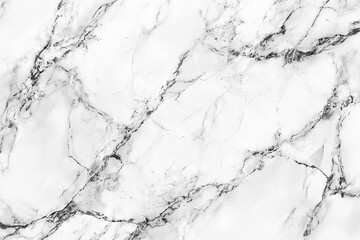 Fototapeta premium Elegant white marble texture with subtle gray veining, ideal for backgrounds and design projects
