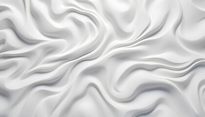 Fototapeta premium Abstract White Swirling Texture Background Image
