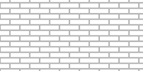 Obraz premium Abstract black and white empty wall brick floor and construction exterior building rectangle background with squares texture.